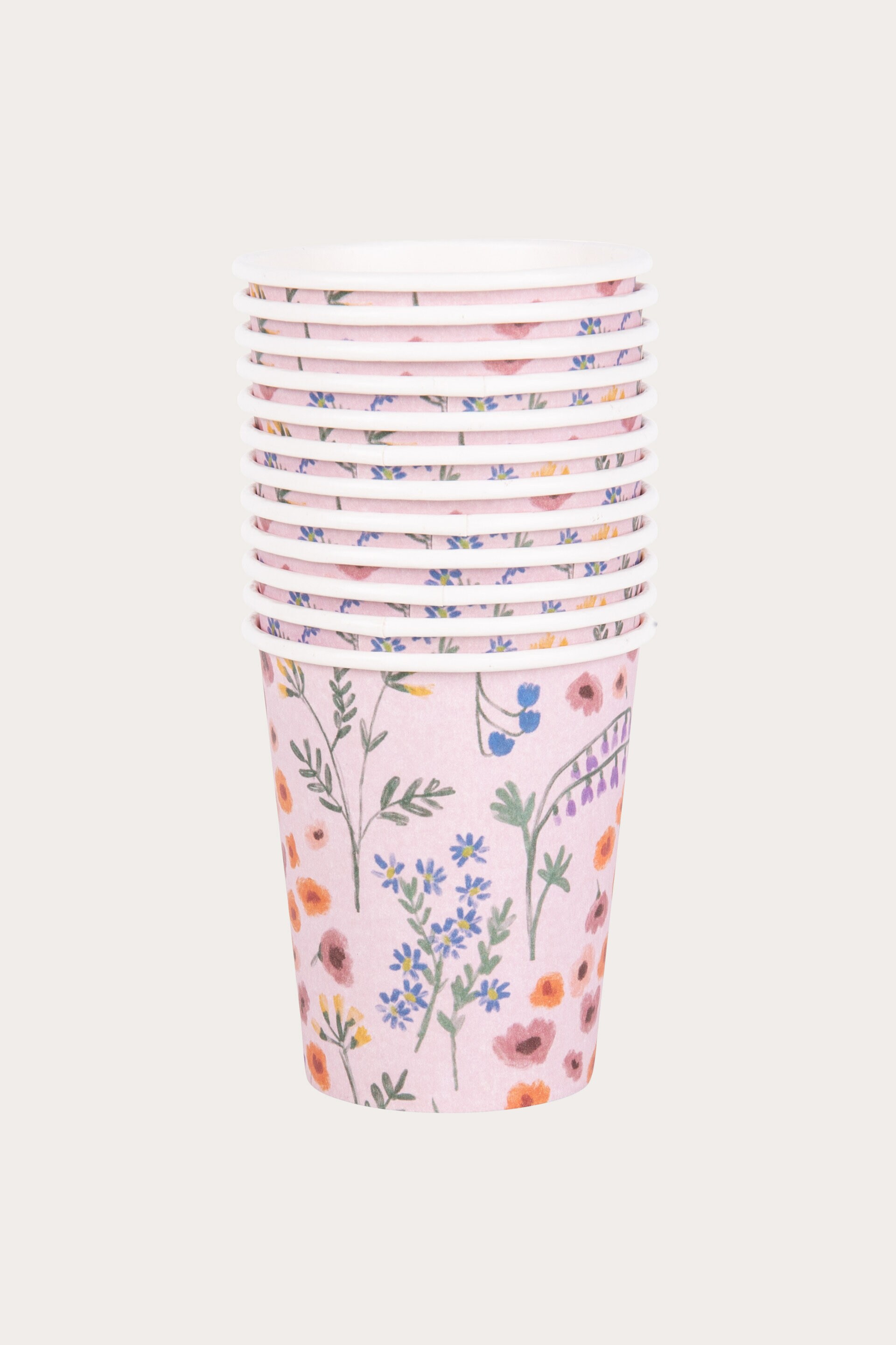 Pappersmugg ÄNGEN rosa
