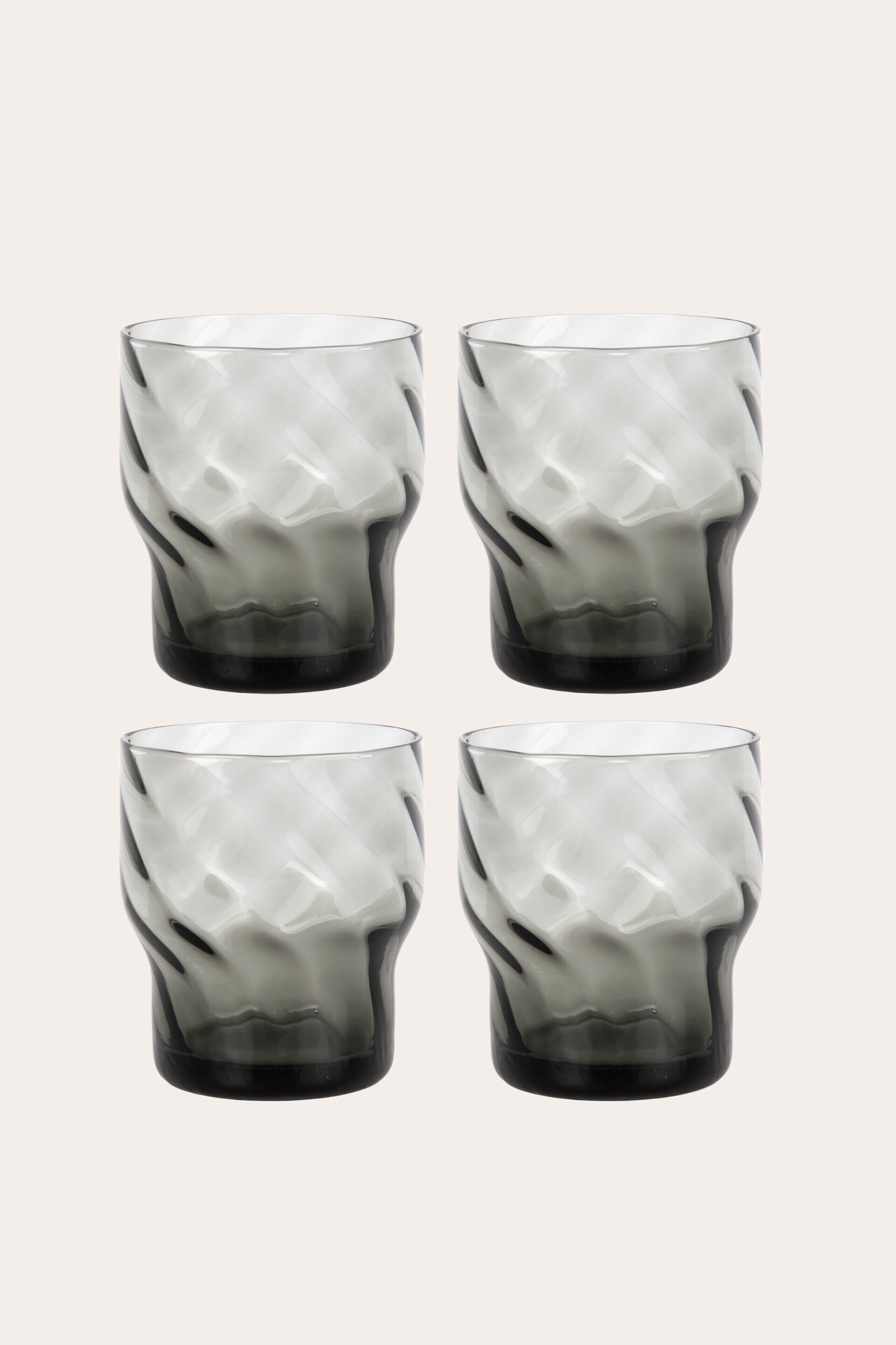 Glas SWIRL GRÅ