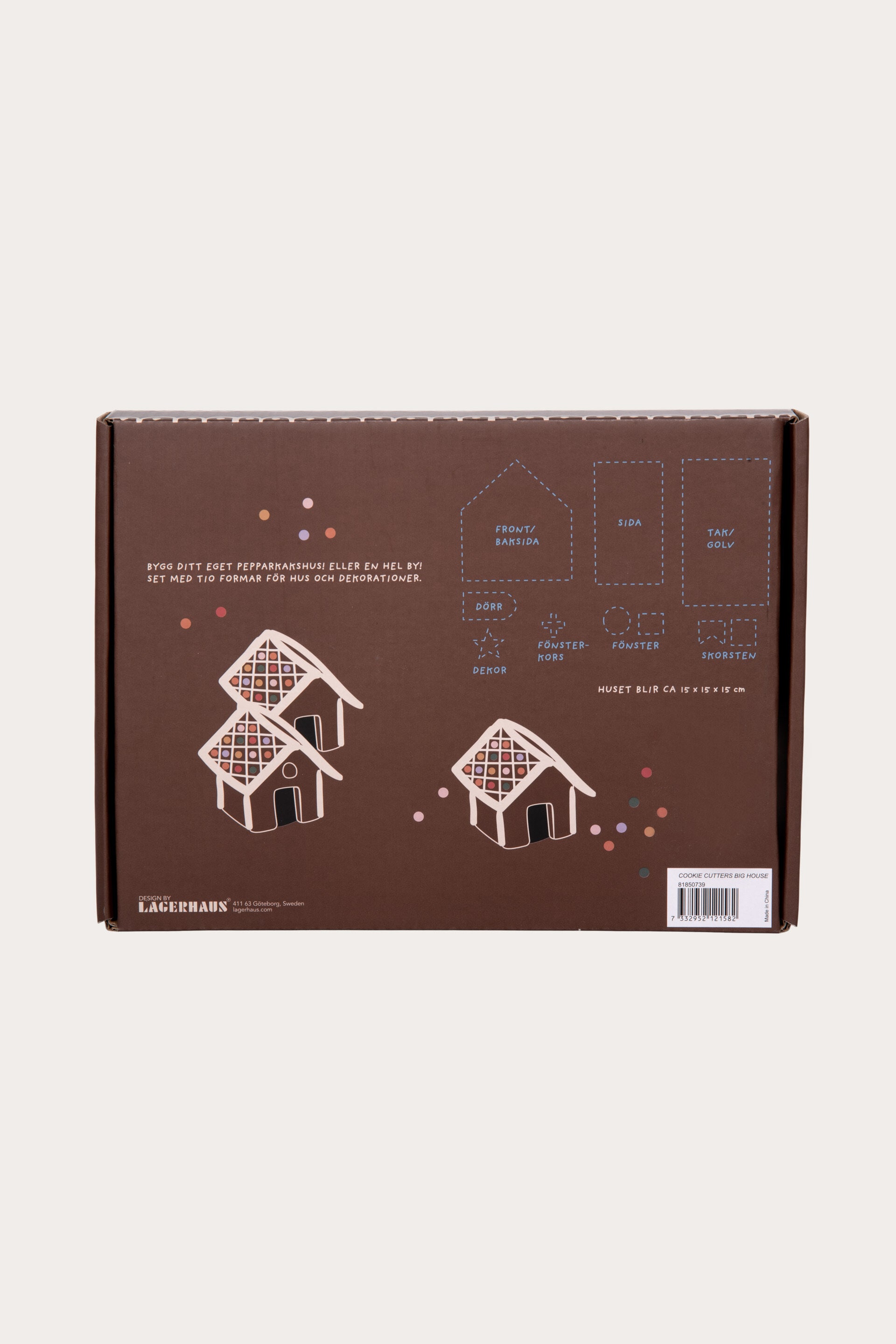 Kakform PEPPARKAKSHUS STOR
