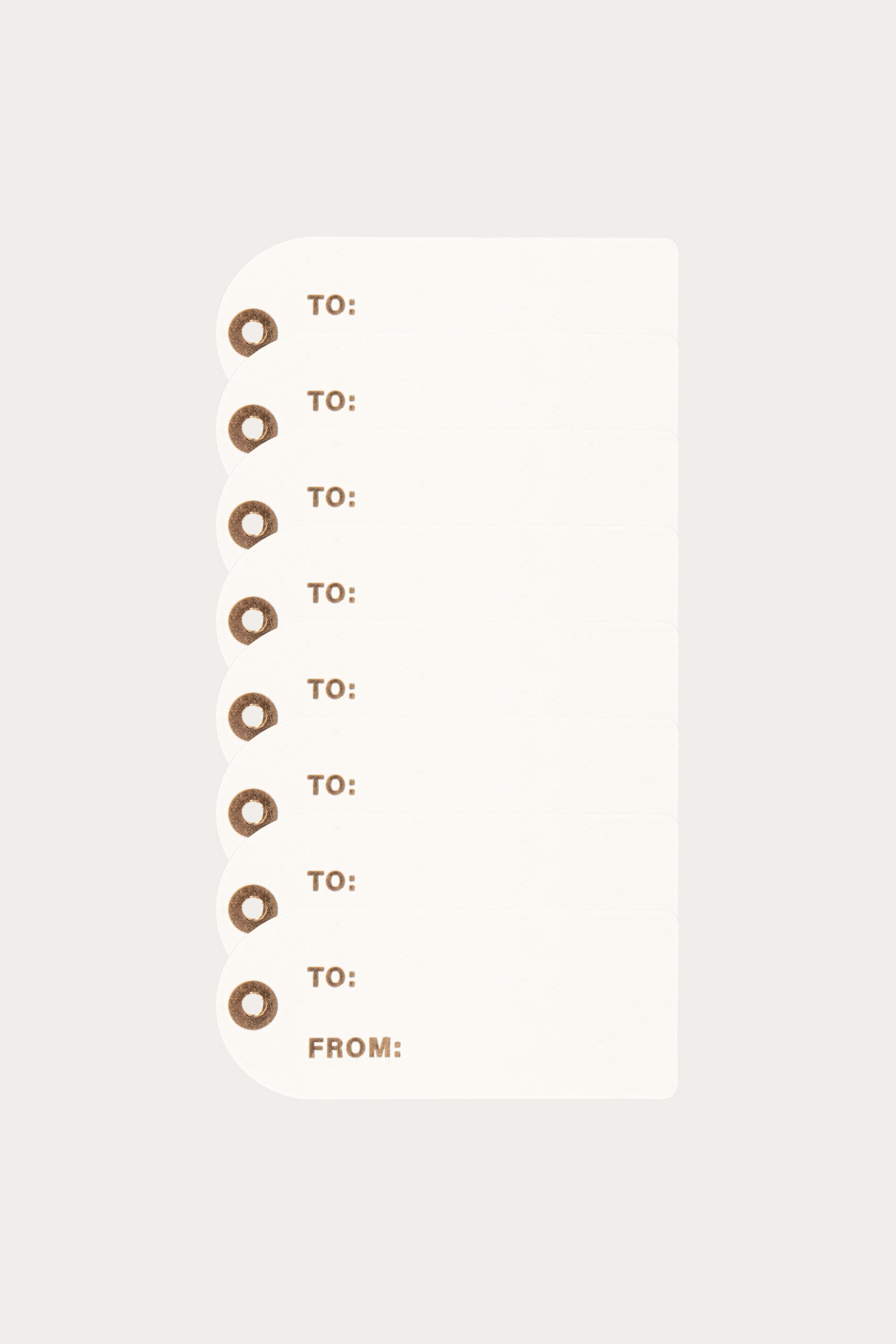 Hangtags TO FROM