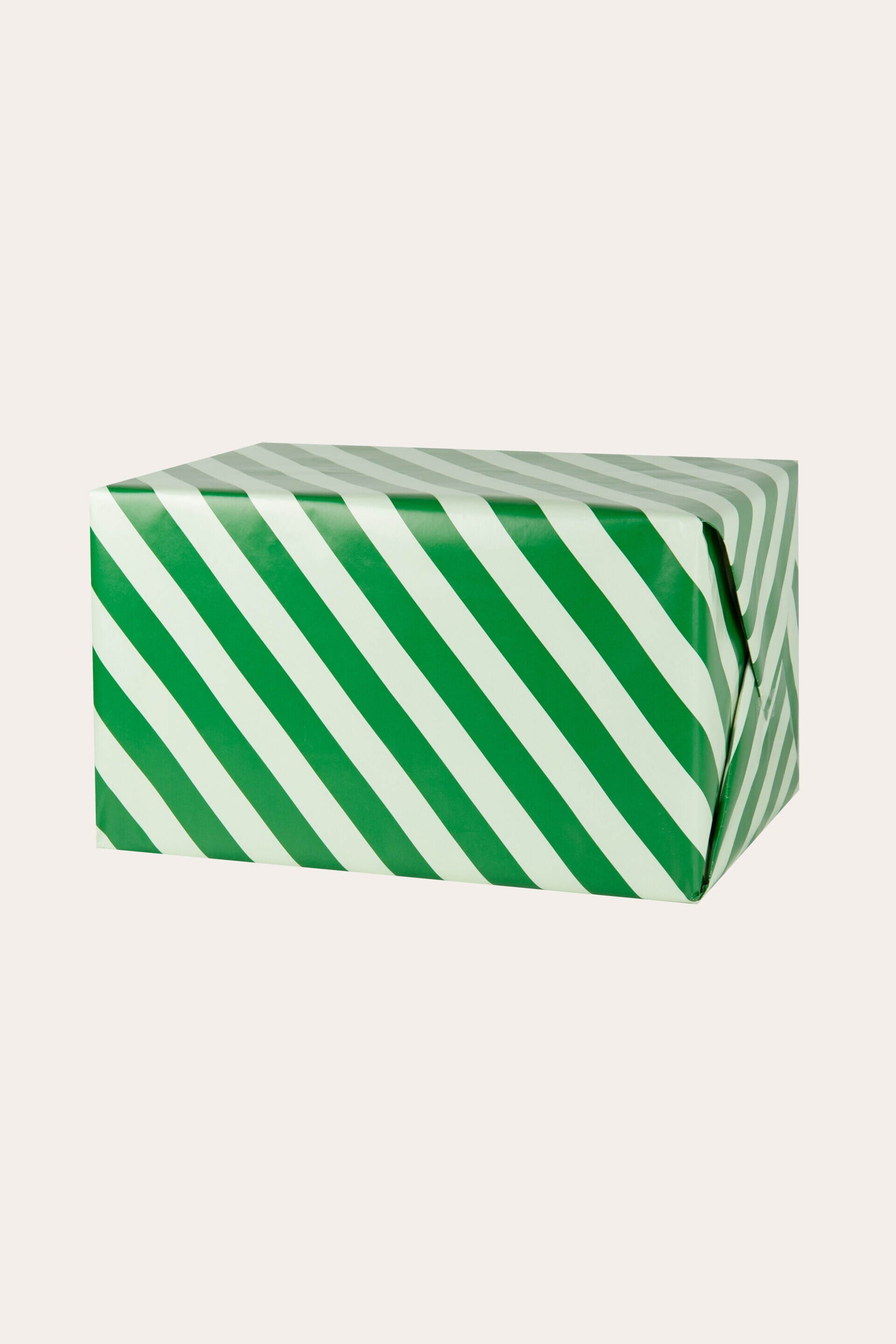 Presentpapper STRIPE grön/mint