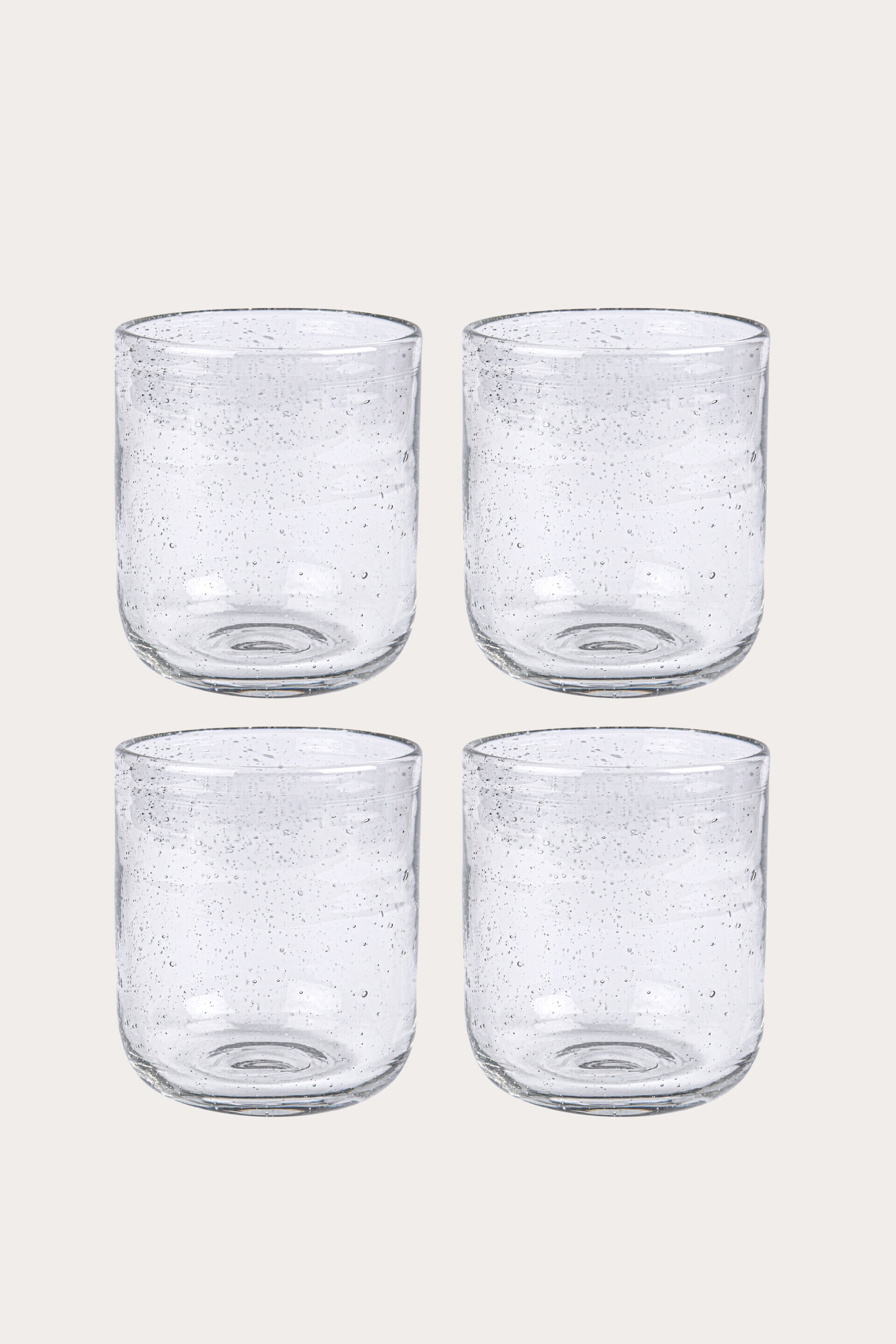 Glas BUBBLES KLAR