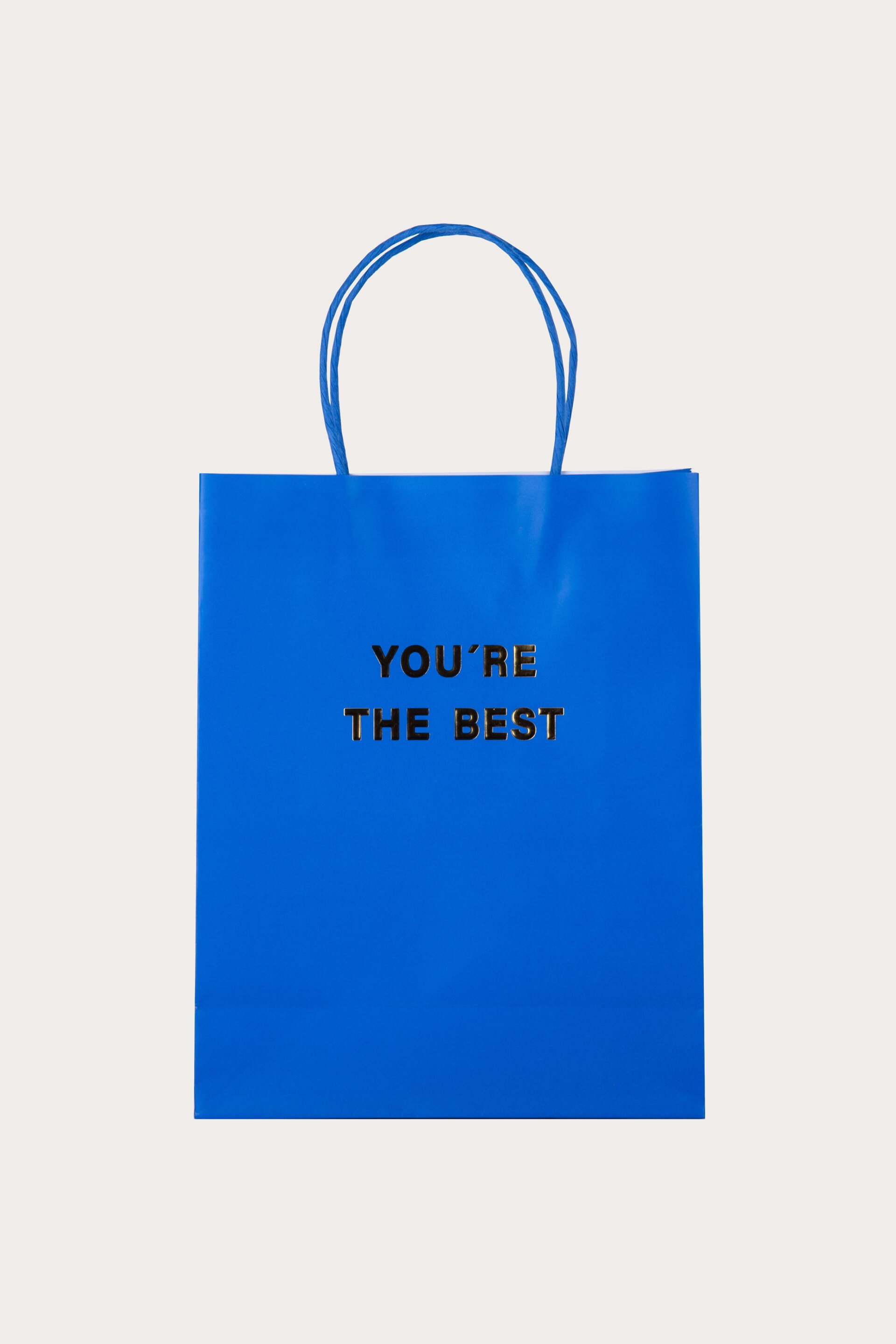 Presentpåse YOU ARE THE BEST BLÅ