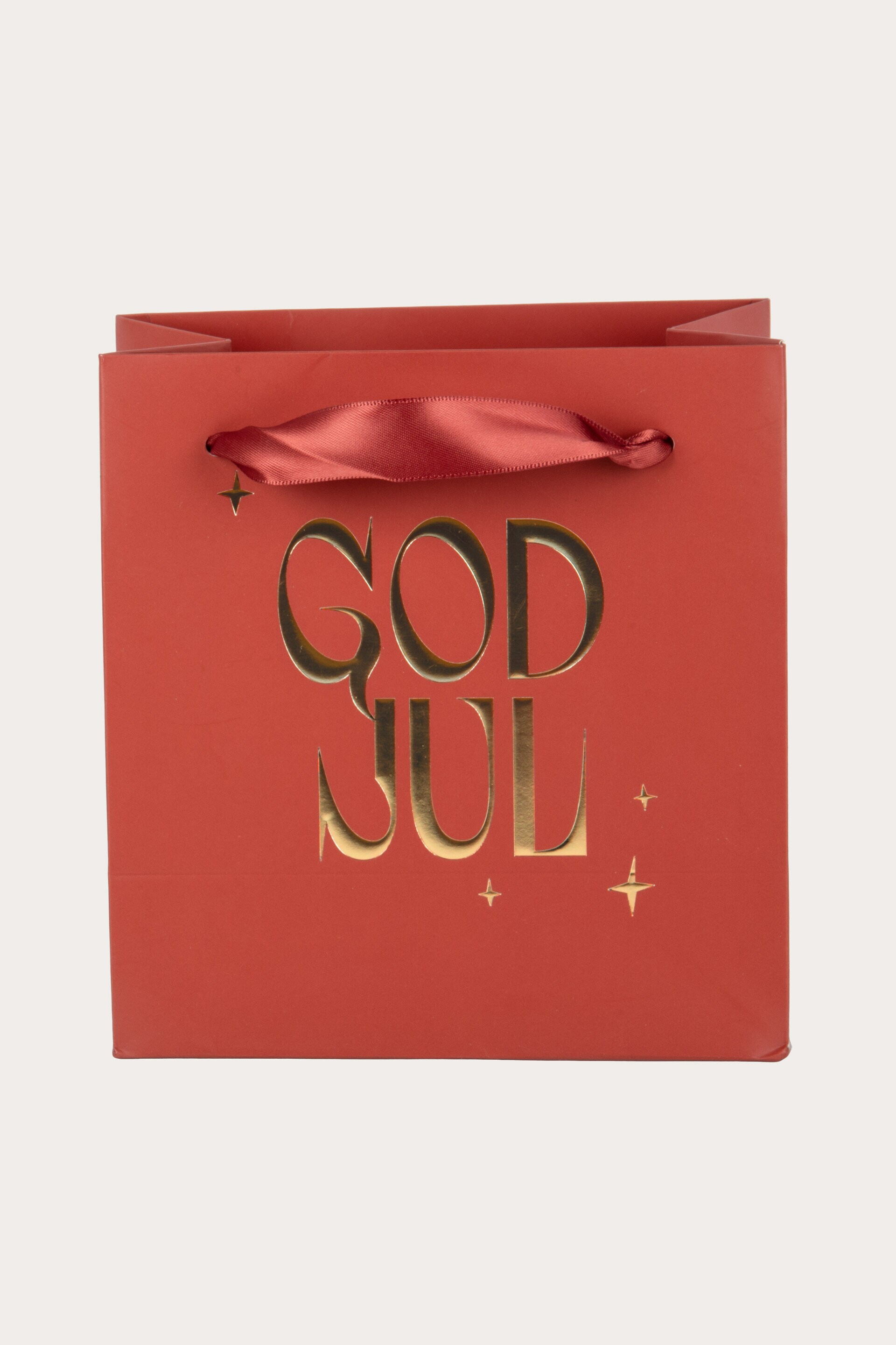 Presentpåse GOD JUL RÖD