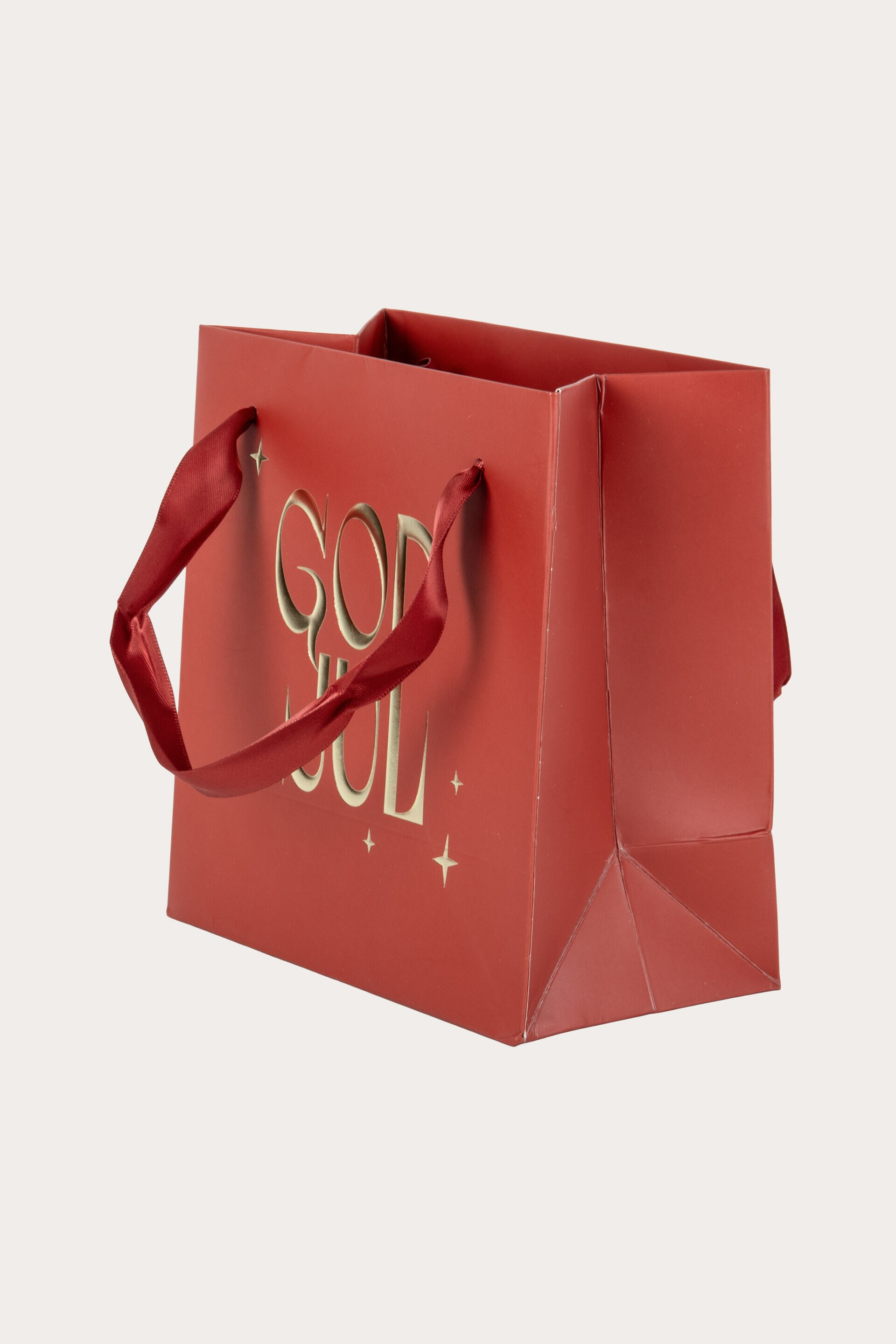 Presentpåse GOD JUL RÖD