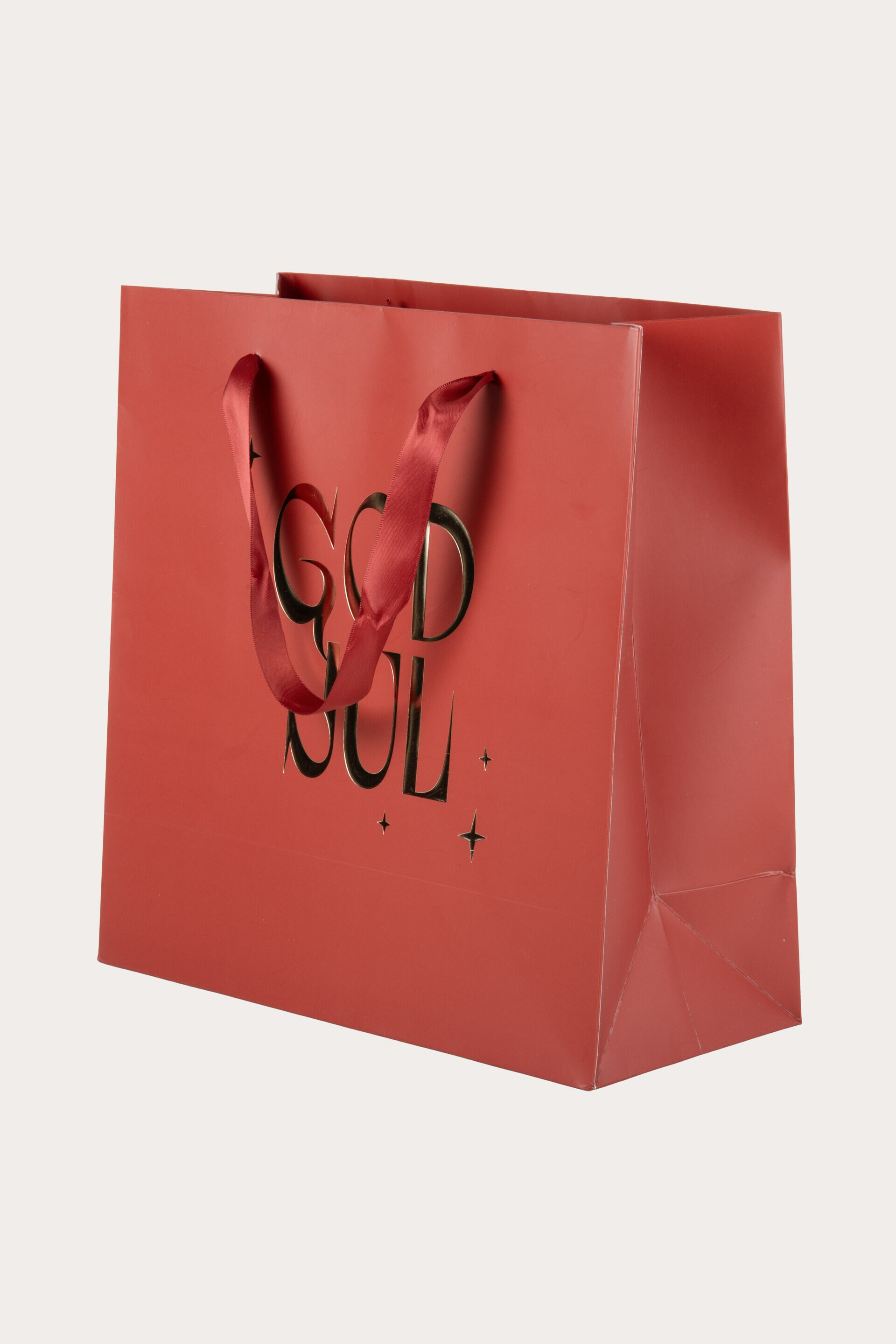 Presentpåse GOD JUL RÖD FSC