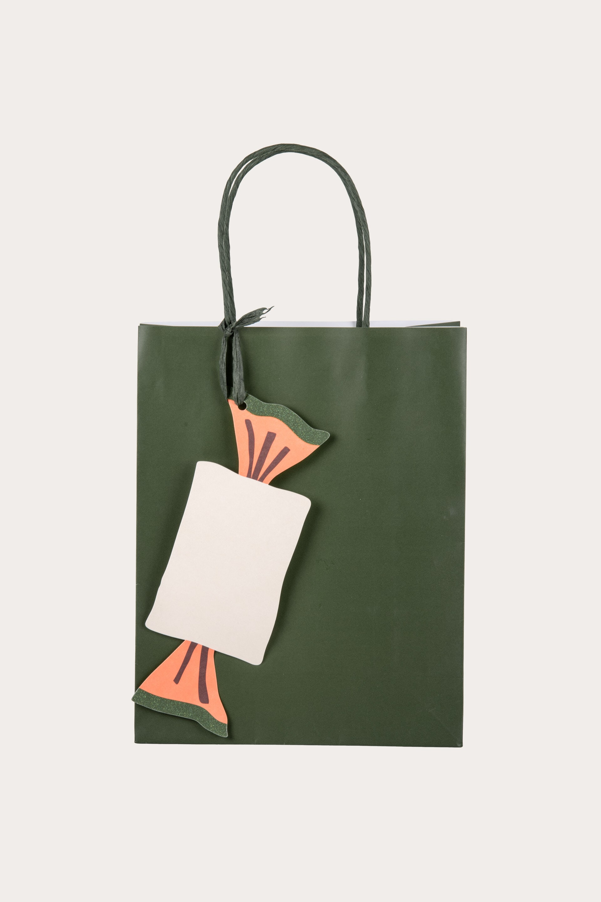 Presentpåse KARAMELL GRÖN