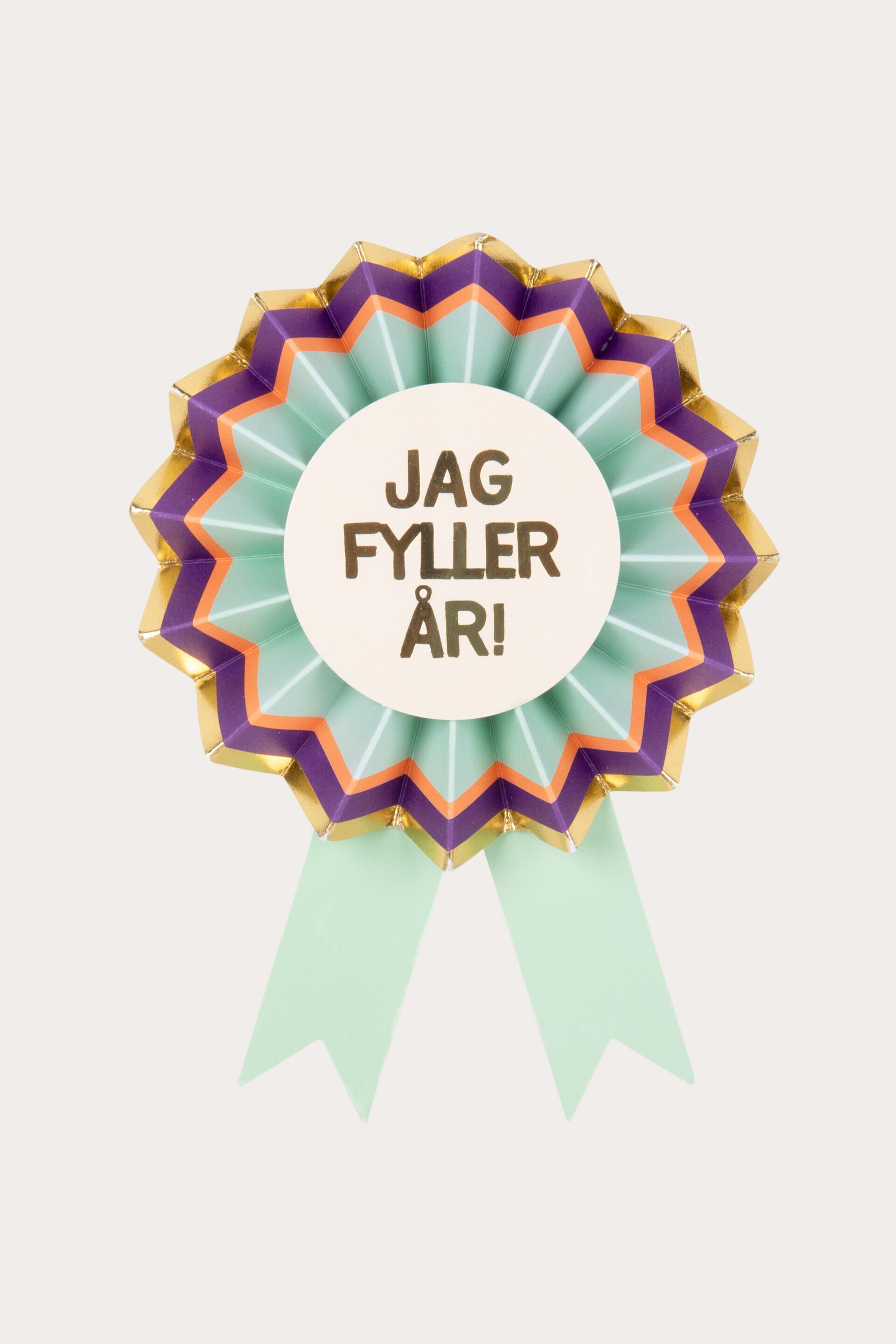 Pappersmedalj JAG FYLLER ÅR
