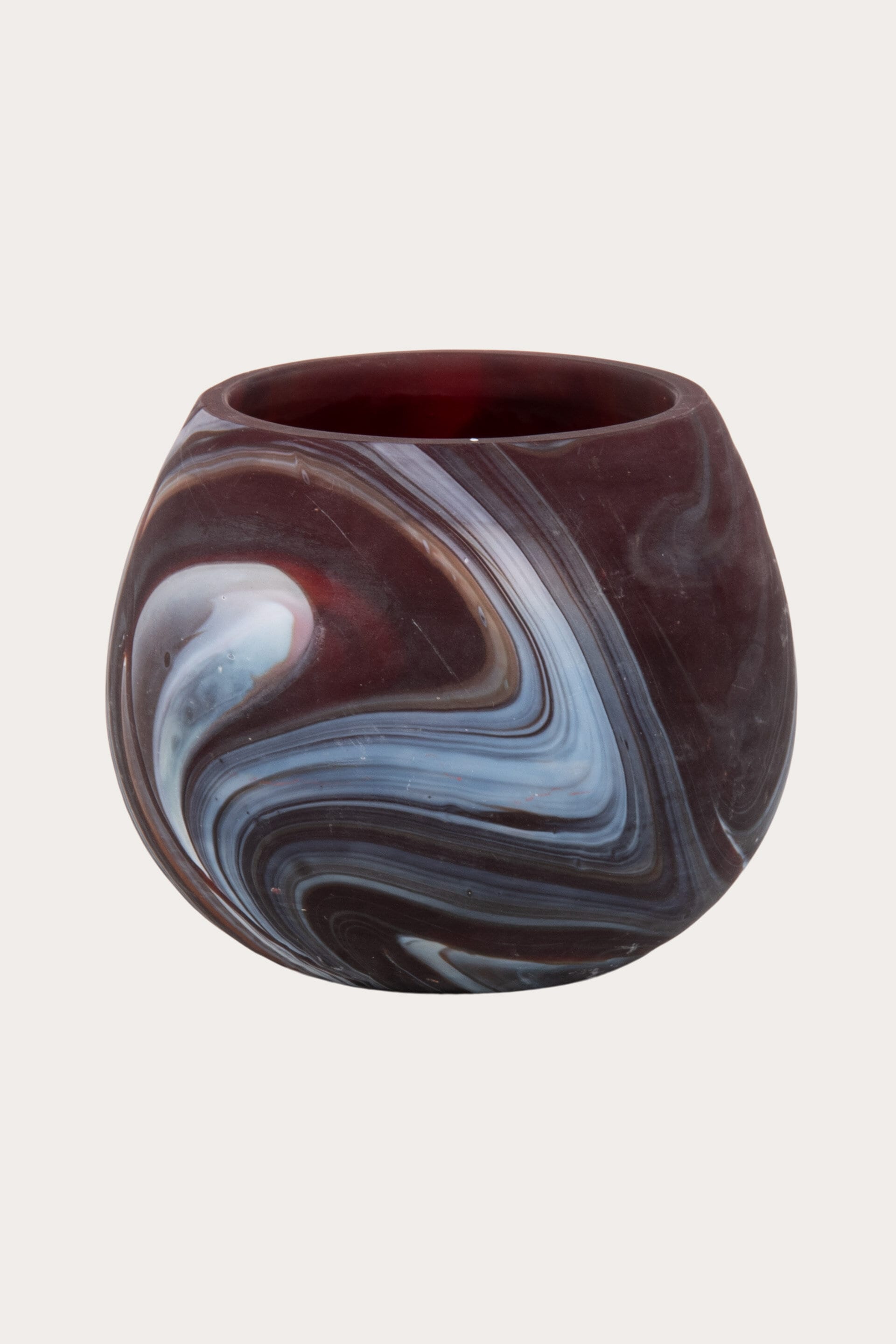 Ljuslykta ONYX BRUN/LJUSBLÅ