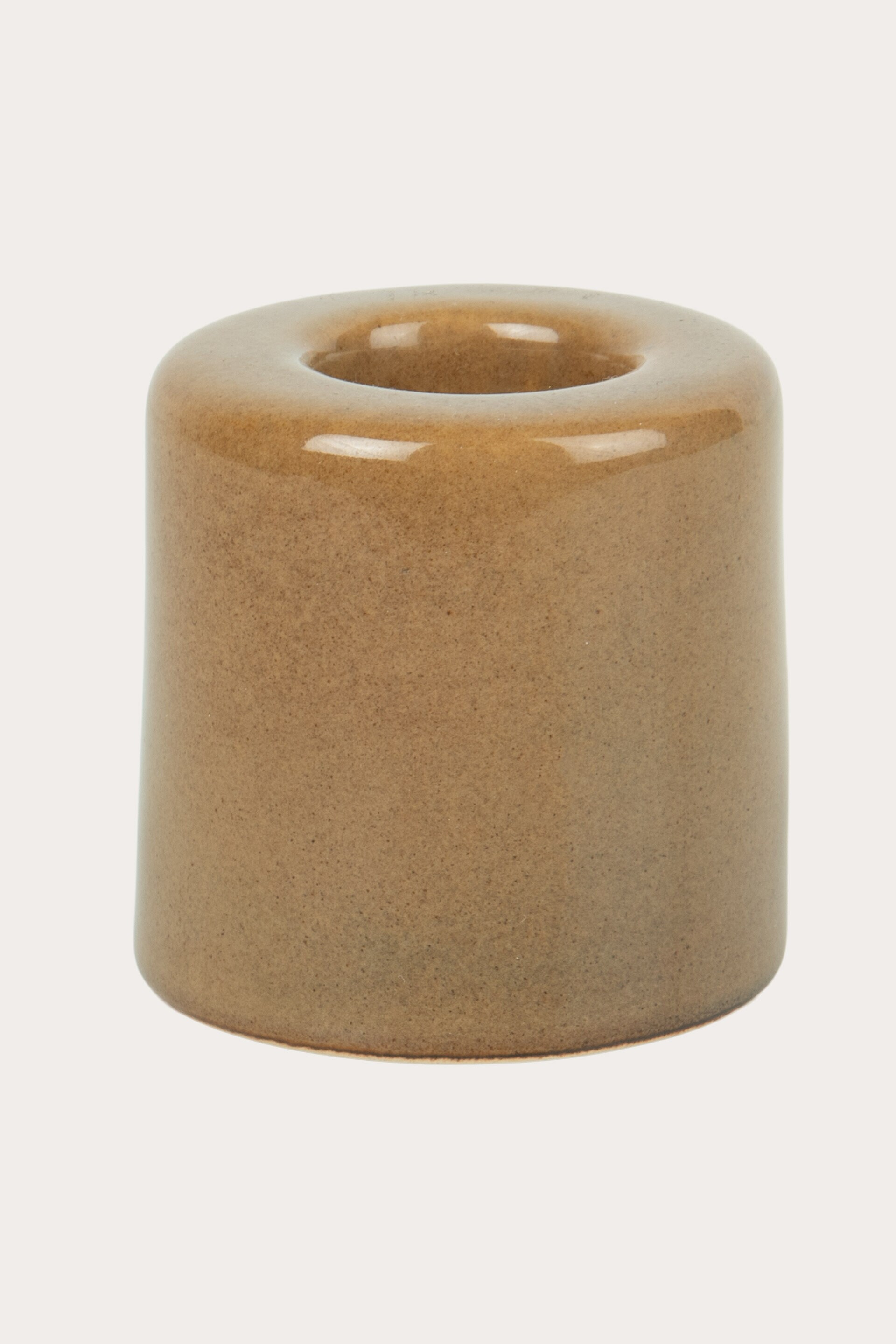 Ljusstake ENKEL MUSTARD