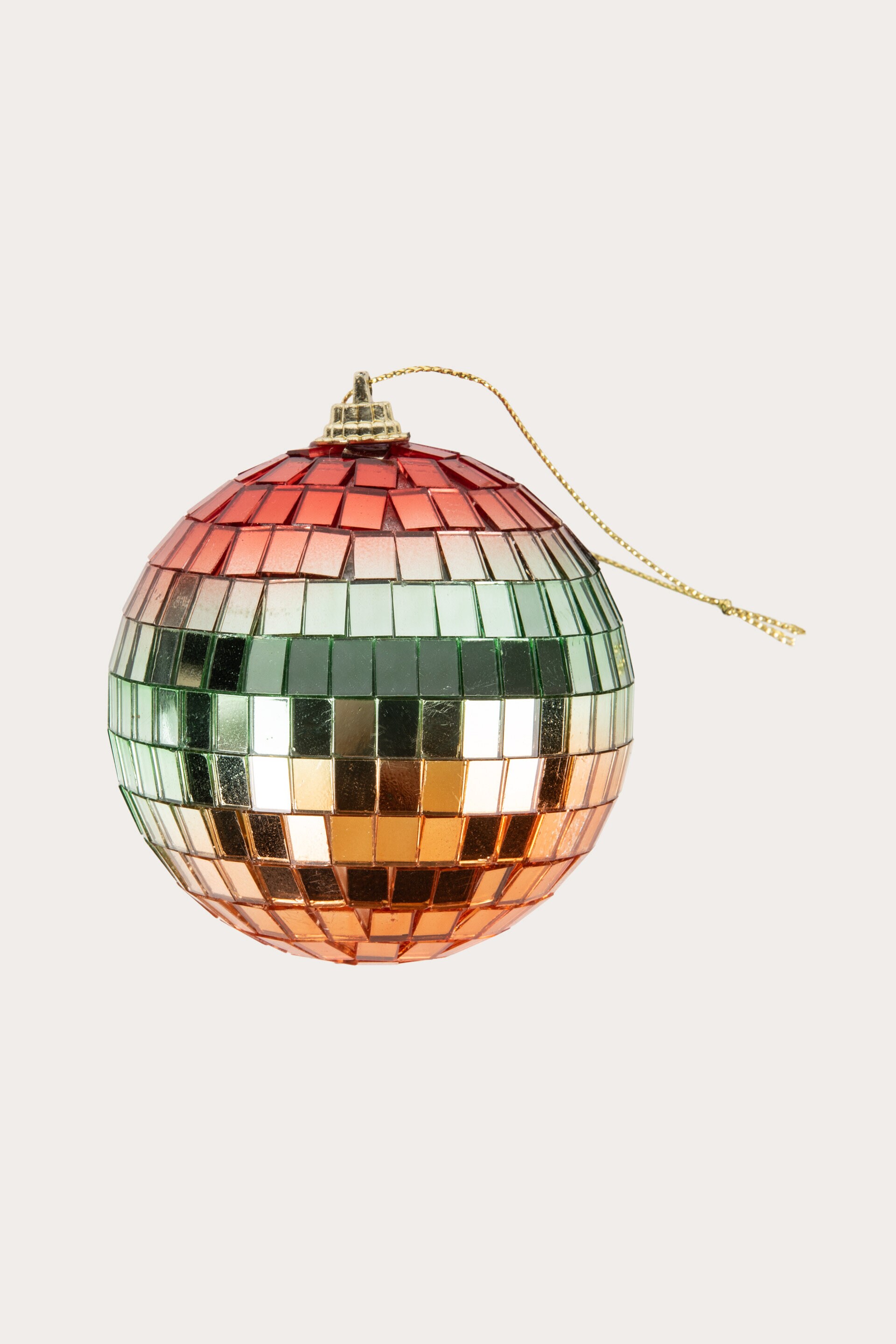 Dekorationskula DISCO RÖD/GRÖN