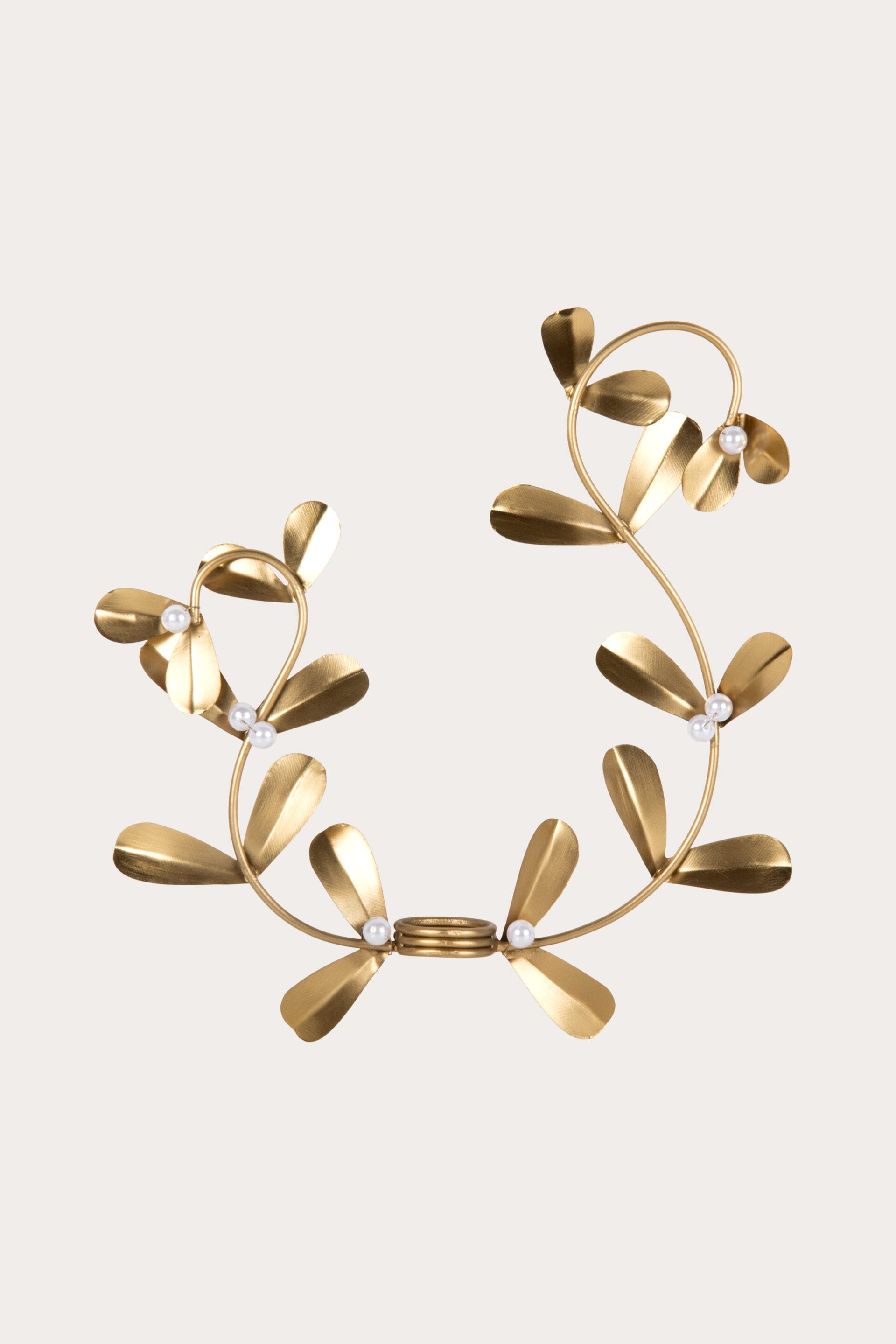 Ljusmanschett MISTEL GULD 