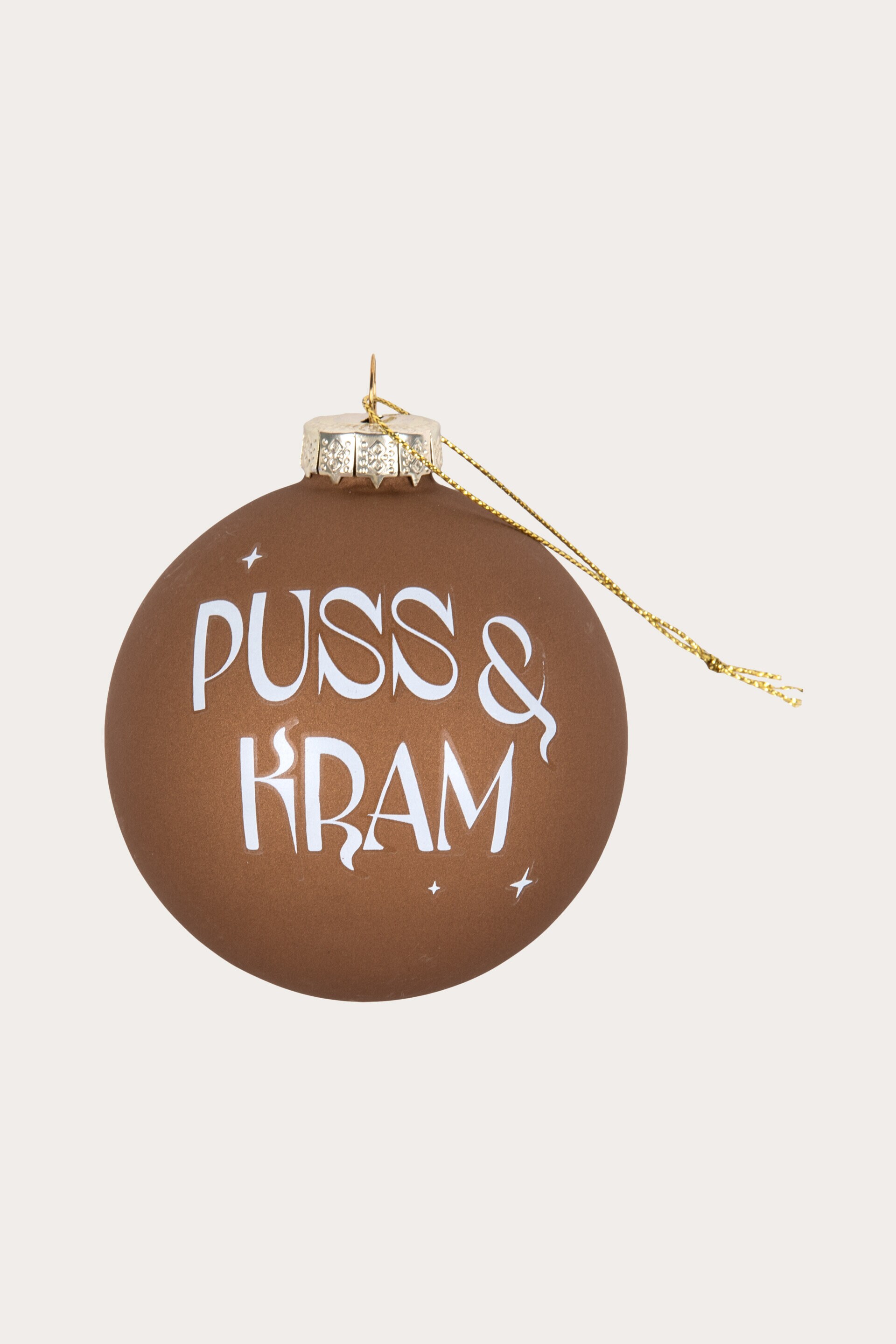 Julgranskula PUSS OCH KRAM GULD