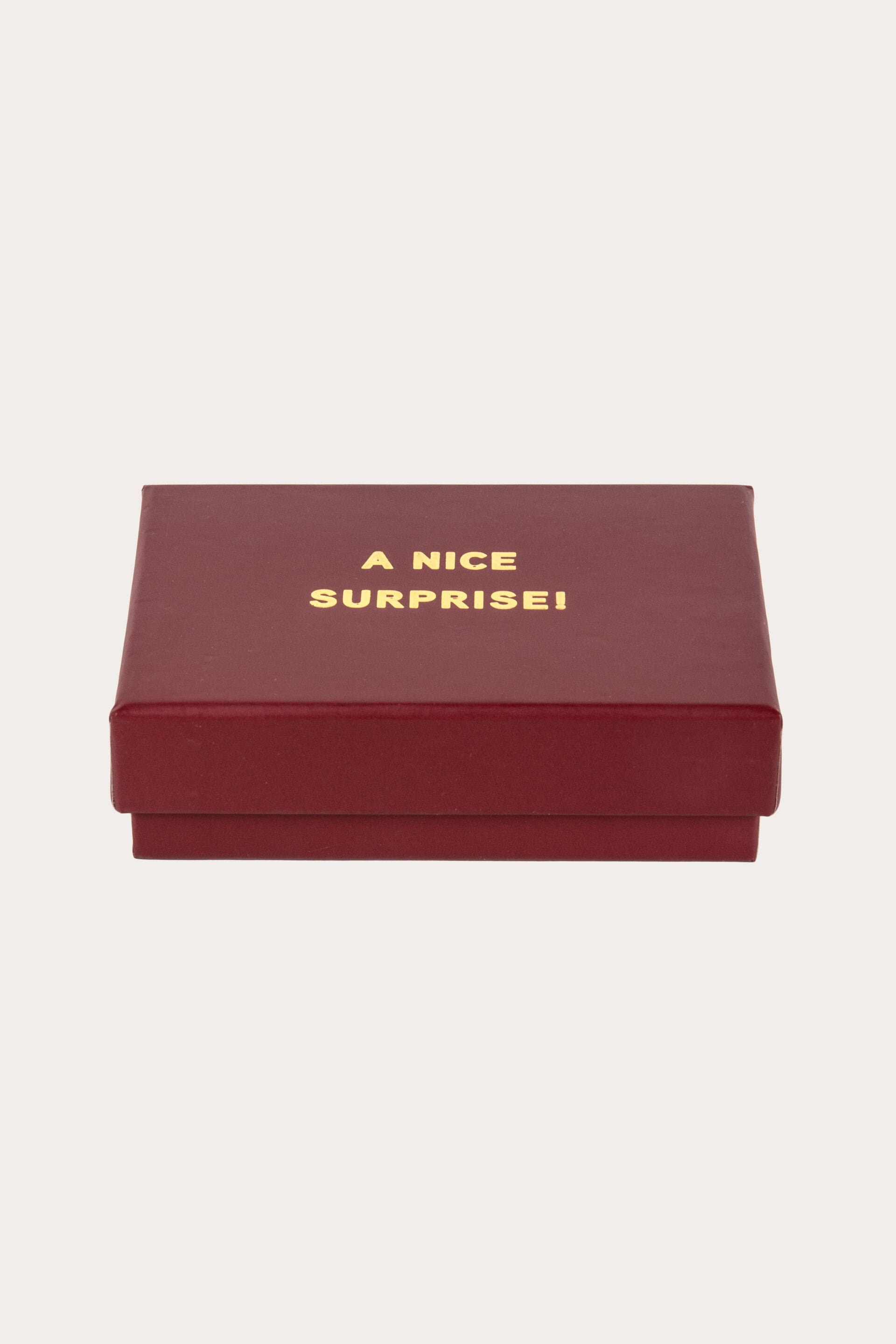 Presentbox A NICE SURPRISE! BURGUNDY