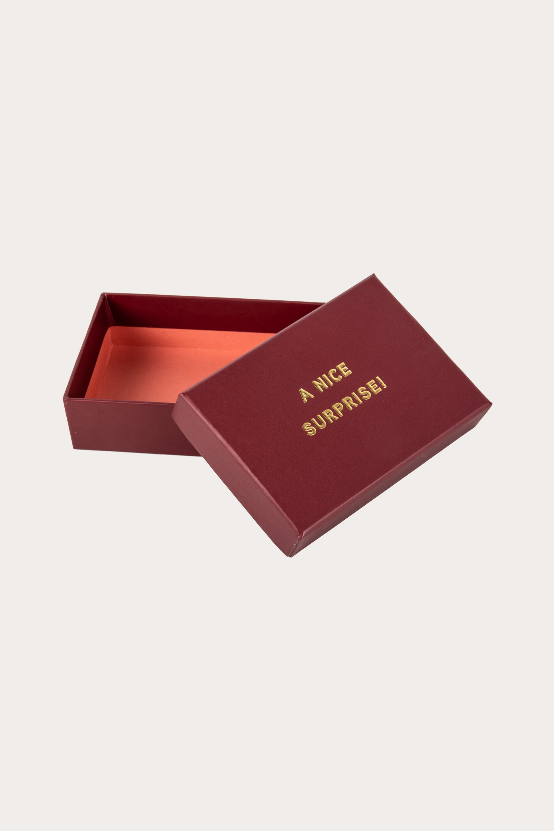 Presentbox A NICE SURPRISE! BURGUNDY
