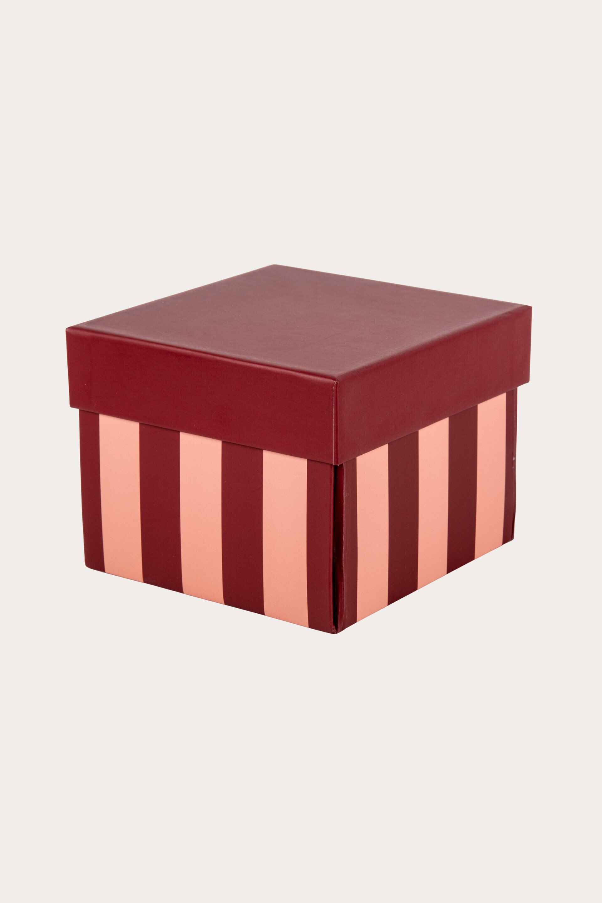 Presentbox LINJÄR RÖD/ROSA