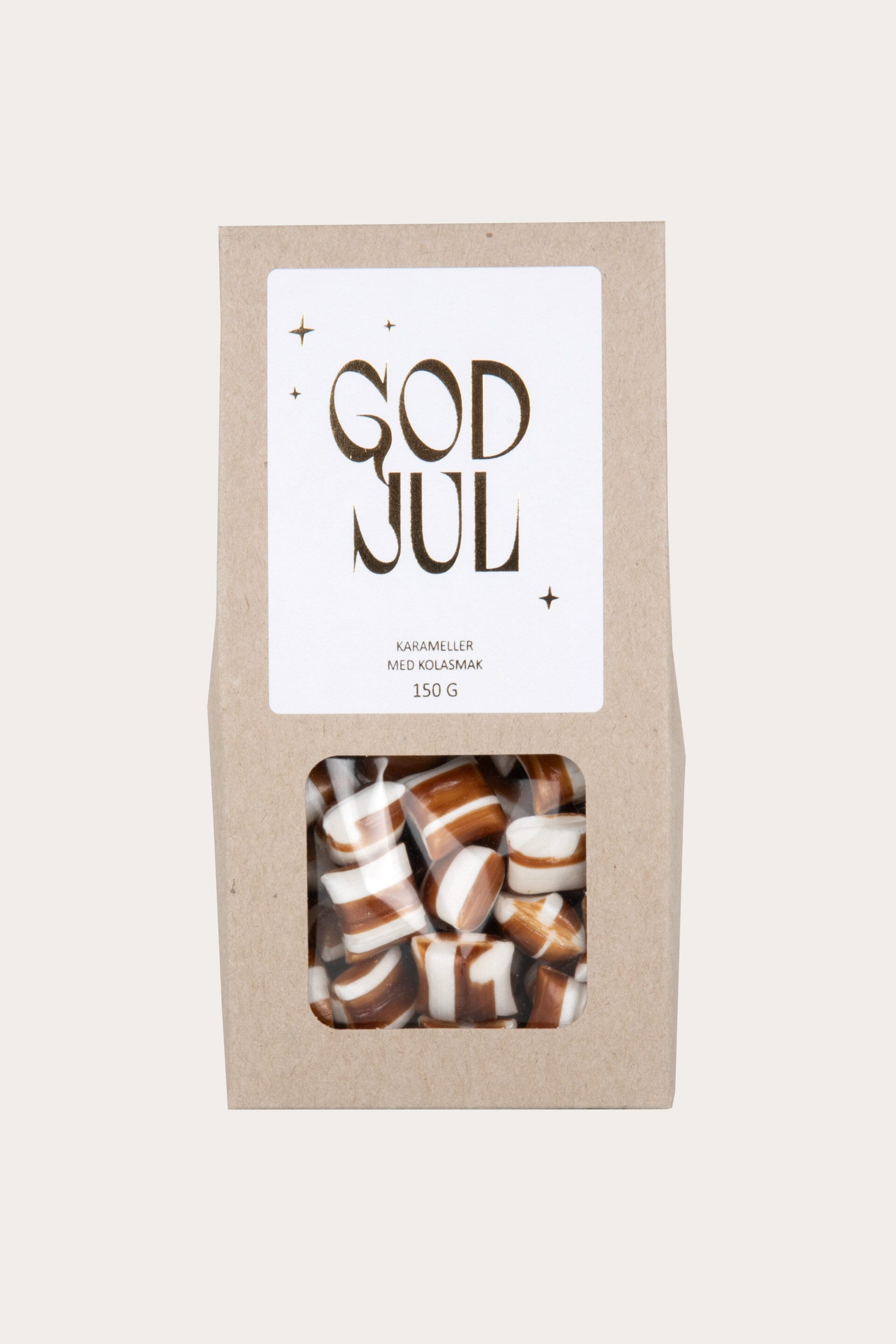 Karameller med kola smak GOD JUL