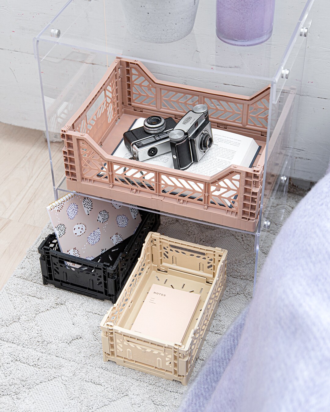 Plastbox AYKASA MIDI WARM TAUPE