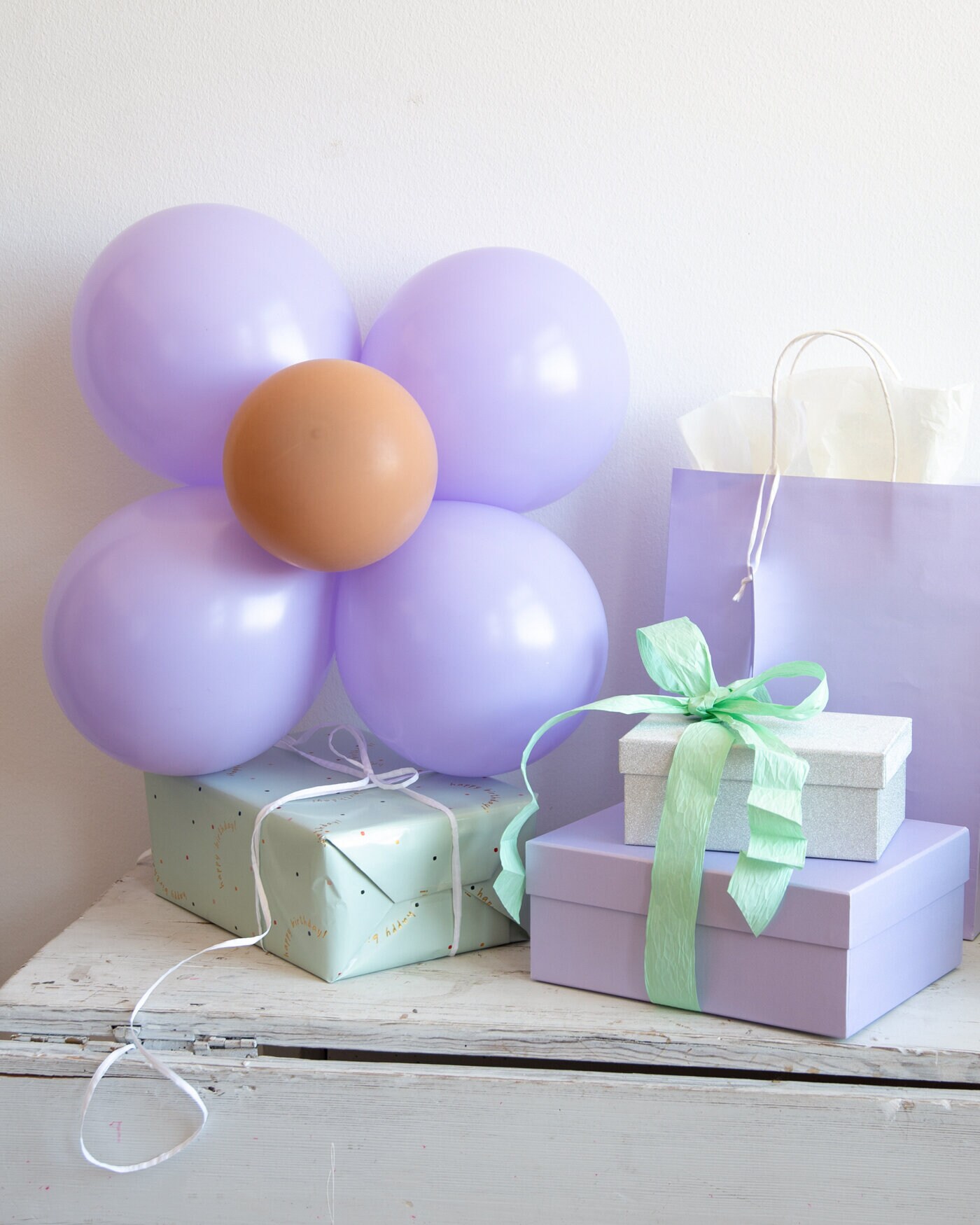 Presentbox GLITTER SILVER