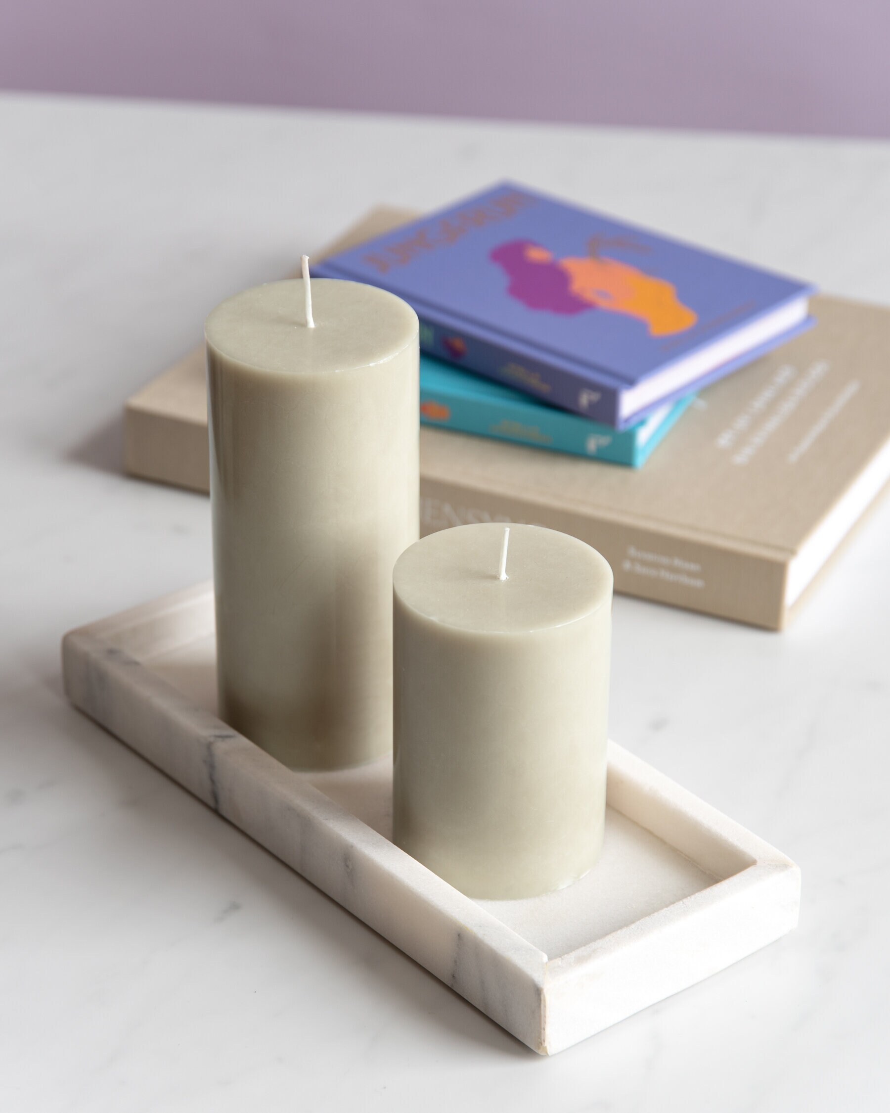 Blockljus LJUS BEIGE
