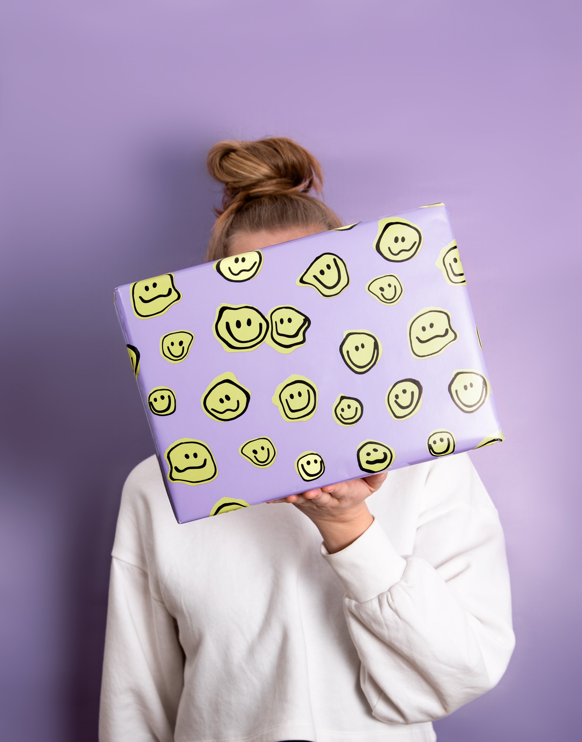 Presentpapper SMILEY