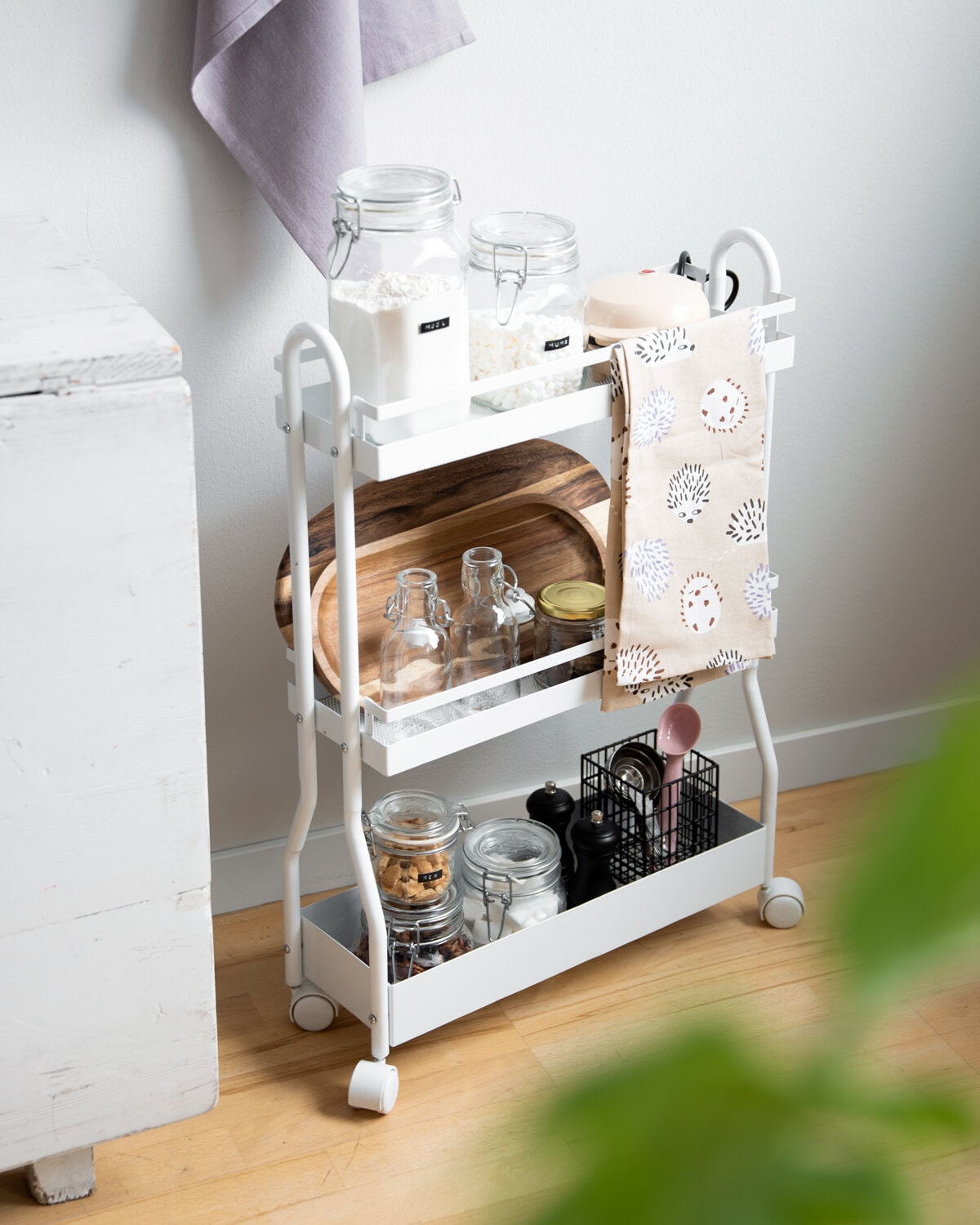 Rullvagn STORAGE VIT