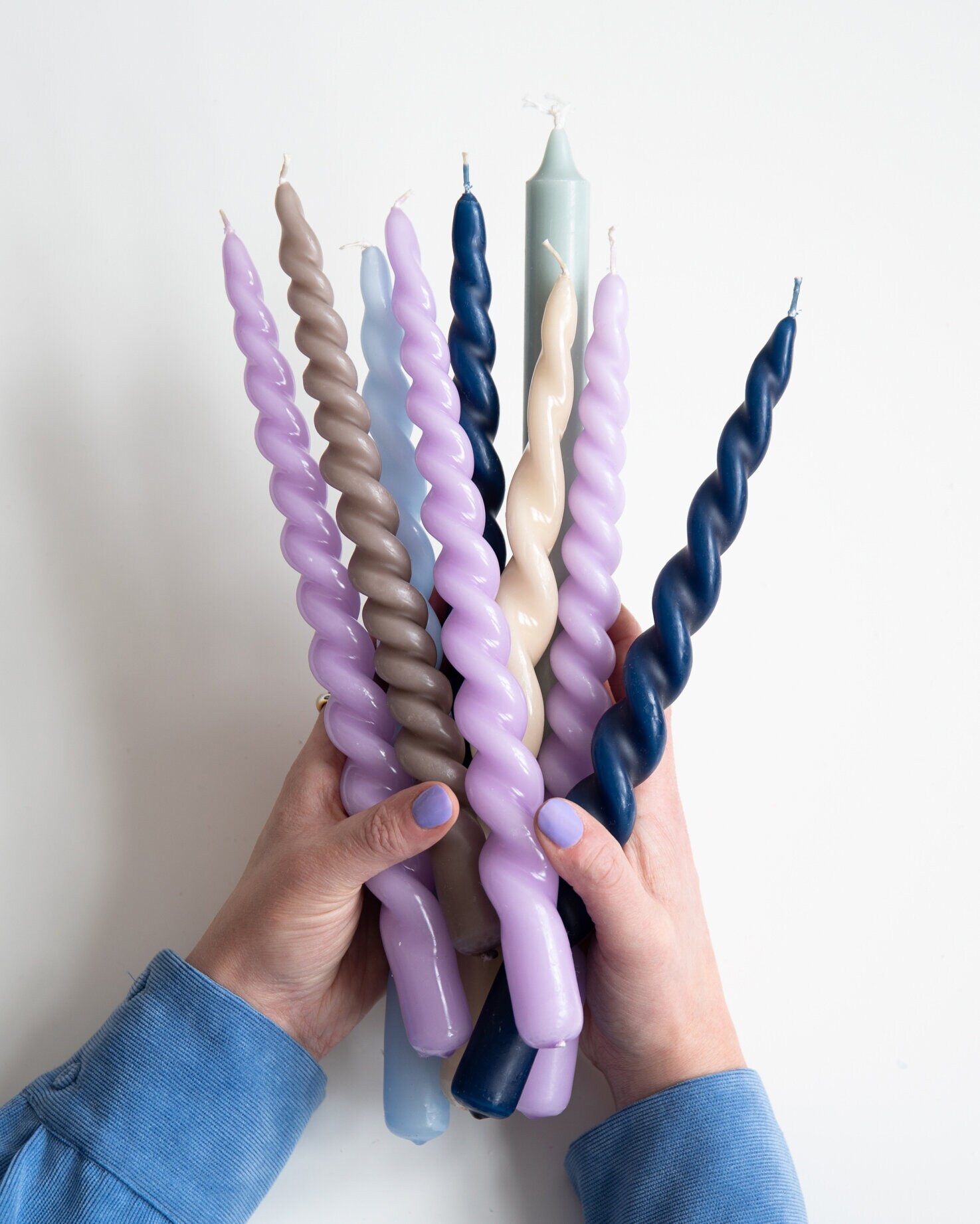 Ljus TWISTED LAVENDEL