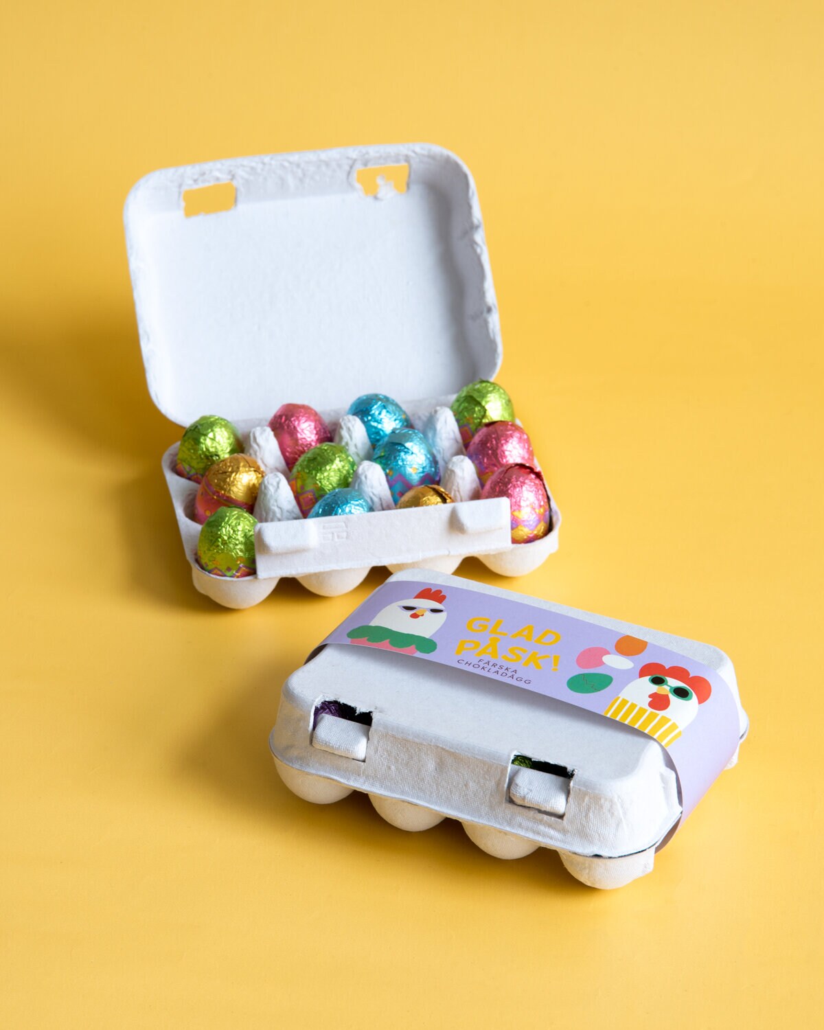Miniägg i kartong EASTER EGG
