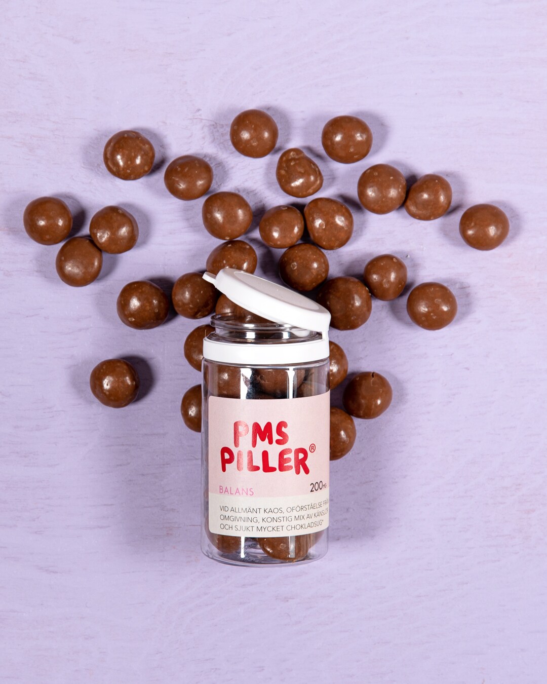 Gräddkola PMS-PILLER