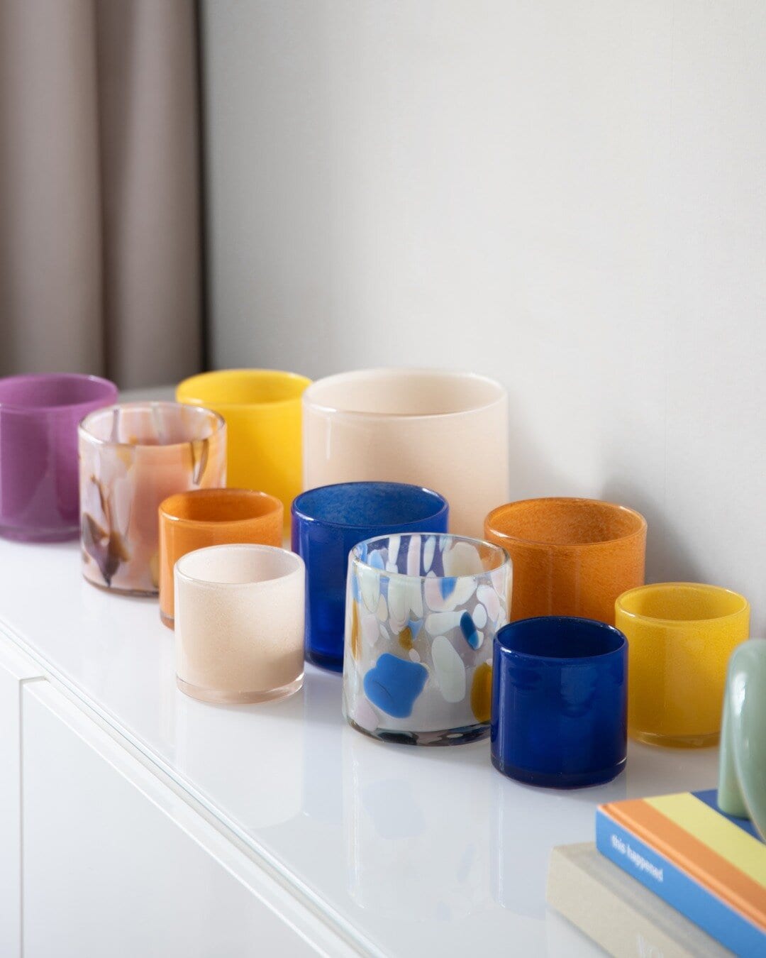 Ochre tea light holders discount