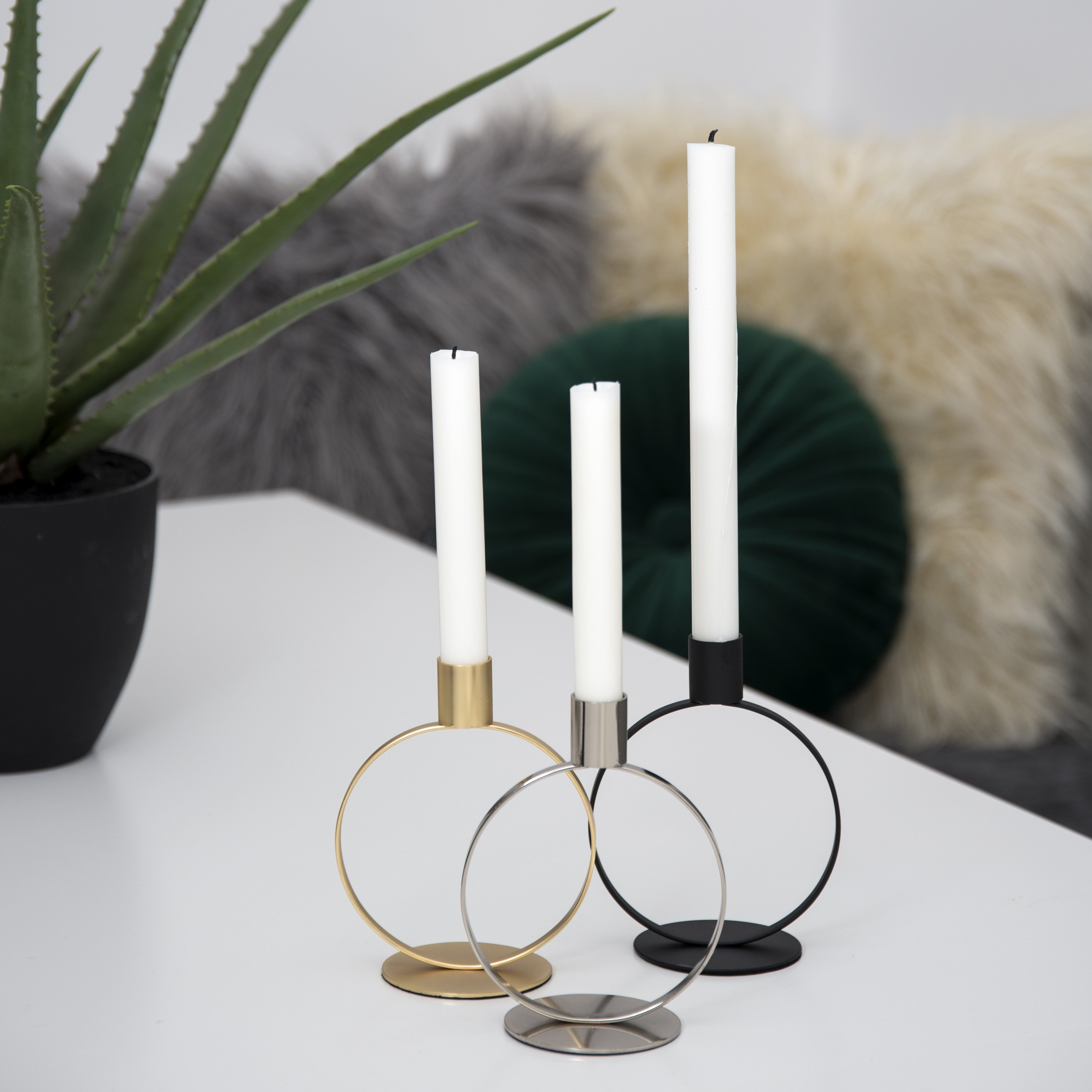 Ljusstake ROUND GULD