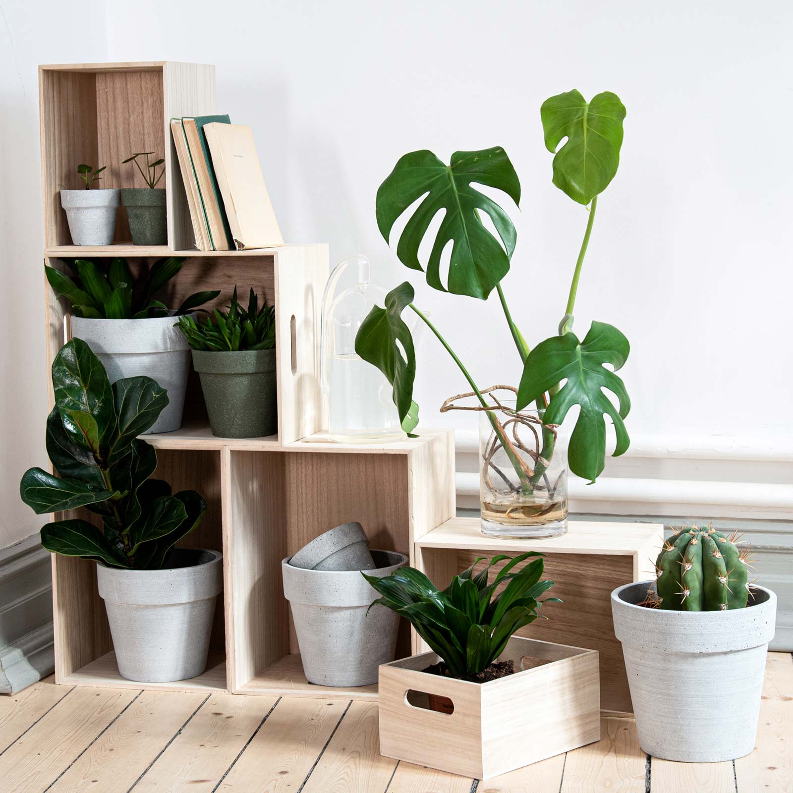 Kruka PLANTERA GRÅ