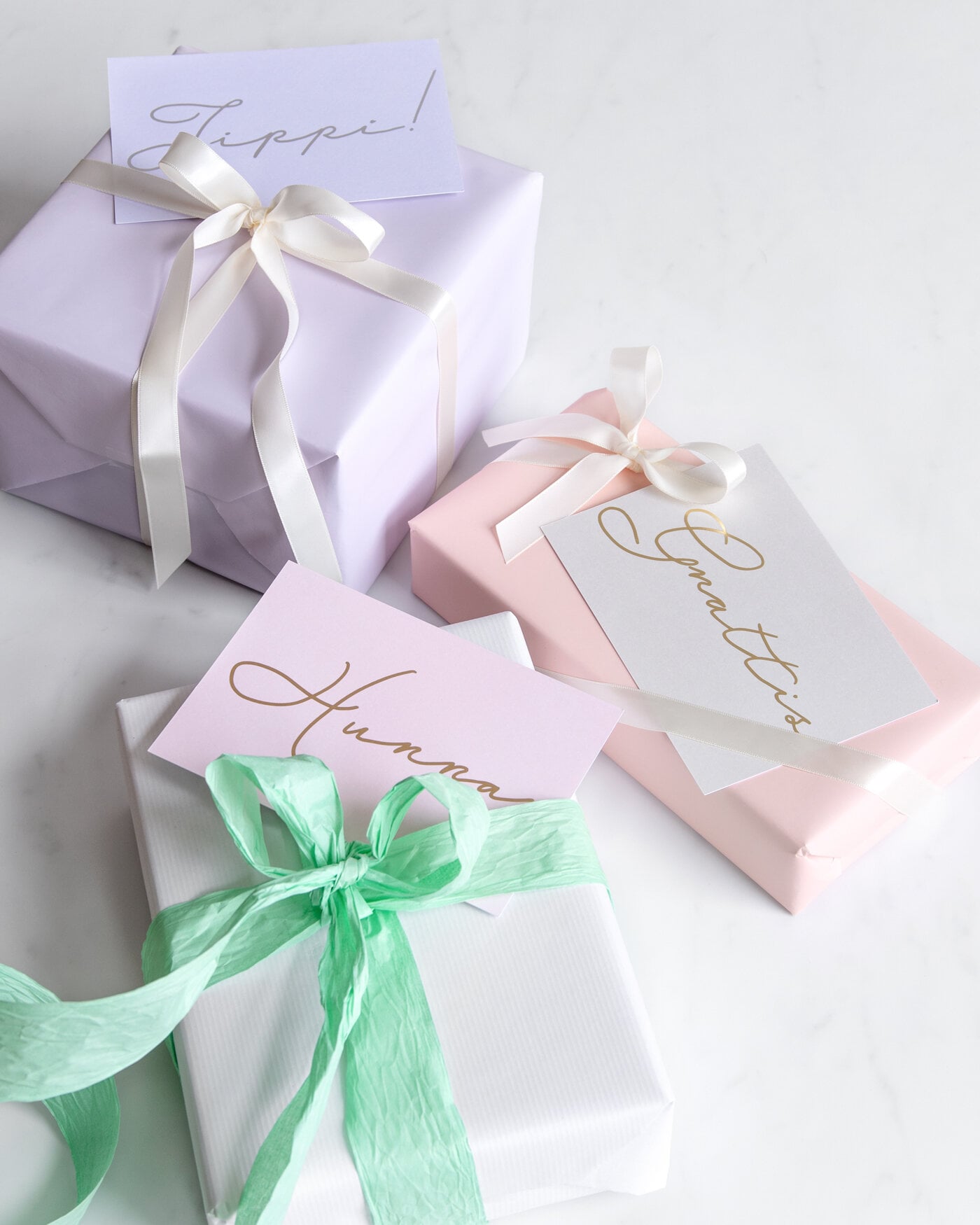 Presentpapper SOLID LAVENDEL