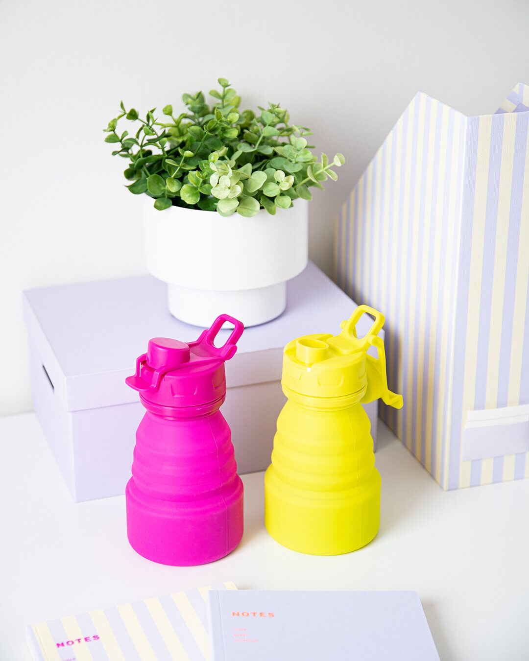 Vattenflaska SQUEEZY fushia