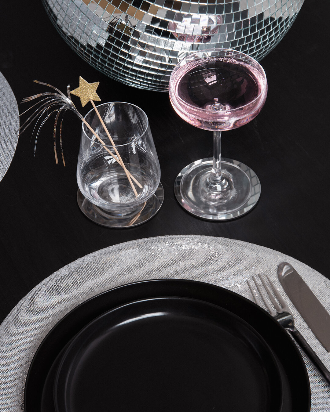 Glasunderlägg METALLIC