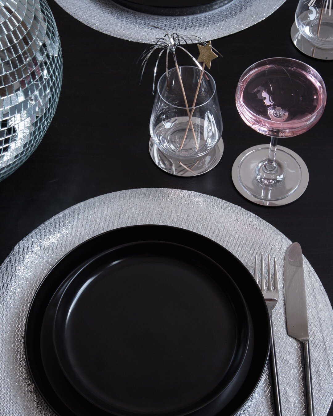 Bordstablett ROUND SILVER