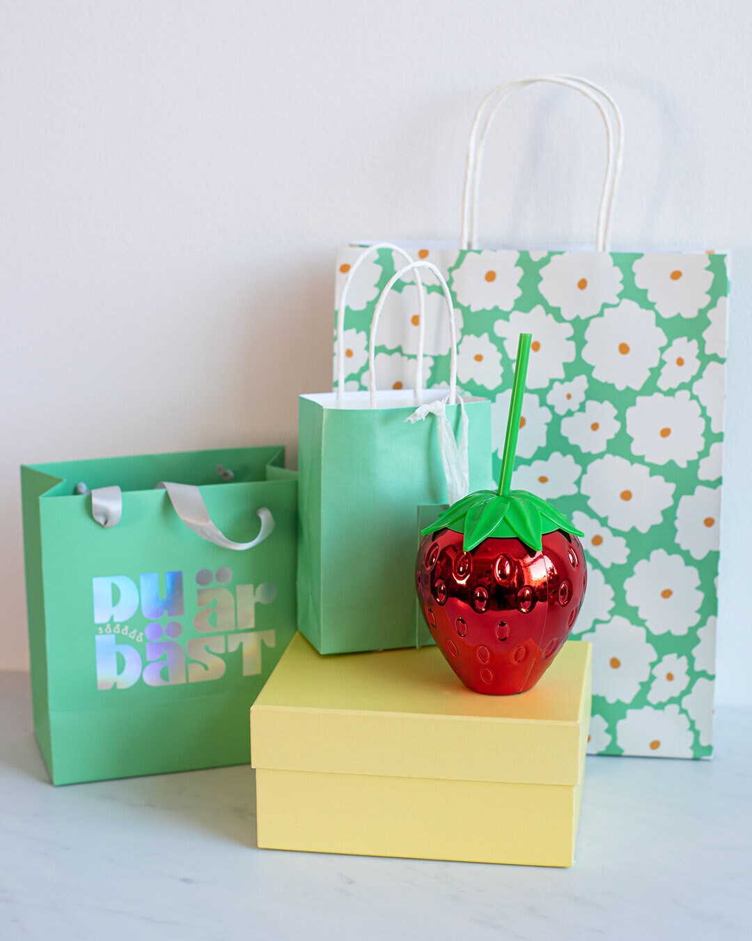 Presentpåse PEARL EMERALDGRÖN